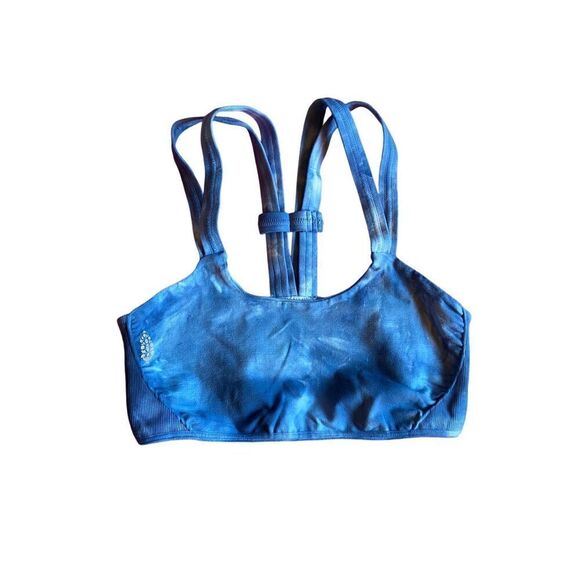 Free people movement on the radar, sports bra, blue tie-dye, S/M - Picture 2 of 8